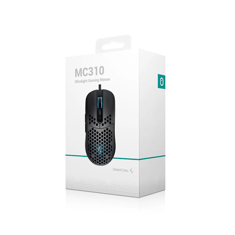 Deepcool Ultralight Mc310 Rgb Black RGB Gaming Ποντίκι 12800 DPI Μαύρο
