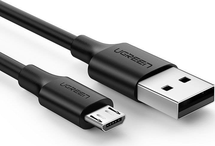 Ugreen Regular USB 2.0 to micro USB Cable Μαύρο 2m (60138) - Image 2