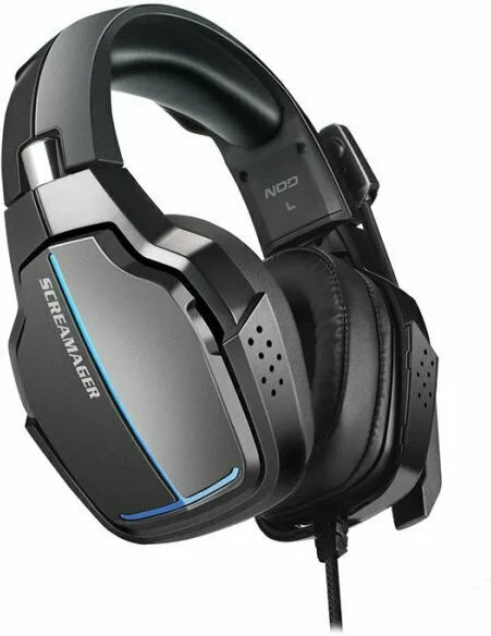 NOD Screamager RGB Over Ear Gaming Headset με σύνδεση 3.5mm / 2x3.5mm - Image 2
