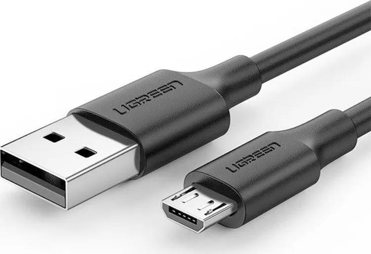 Ugreen Regular USB 2.0 to micro USB Cable Μαύρο 2m (60138)