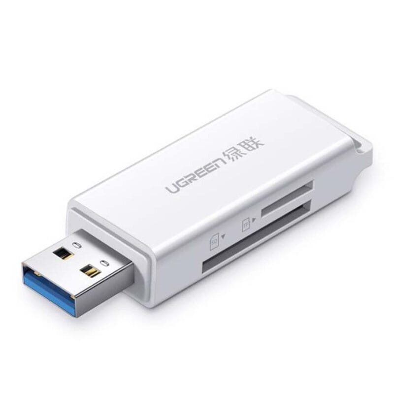 Ugreen Card Reader USB 3.0 για SD/microSD Λευκό