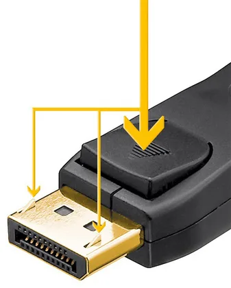 Goobay Cable DisplayPort male - DisplayPort male 3m Μαύρο (65810) - Image 2