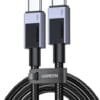 CHARGING CABLE UGREEN 100W L512 TYPE-C/TYPE-C BLACK 1M 45063 5A