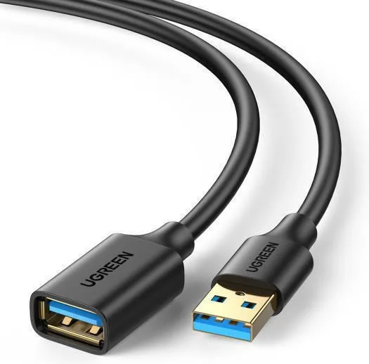 Ugreen USB 3.0 Cable USB-A male - USB-A female Μαύρο 0.5m (30125) - Image 2