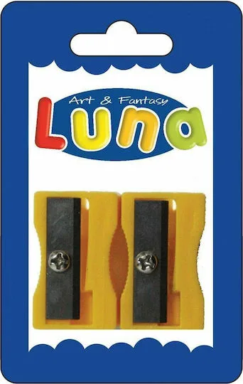 Luna Ξύστρα 2τμχ. Κόκκινη και Μπλέ